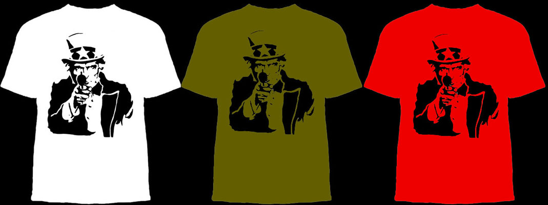 Uncle Sam With Gun shirt (Sale price!)