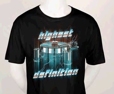 Highest Definition on a black shirt (Record Store Day) (Sale price!)