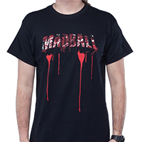 Madball- Dripping Blood Logo on a black YOUTH SIZED shirt (Sale price!)