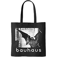 Bauhaus- Bela Lugoi's Dead on a black tote bag